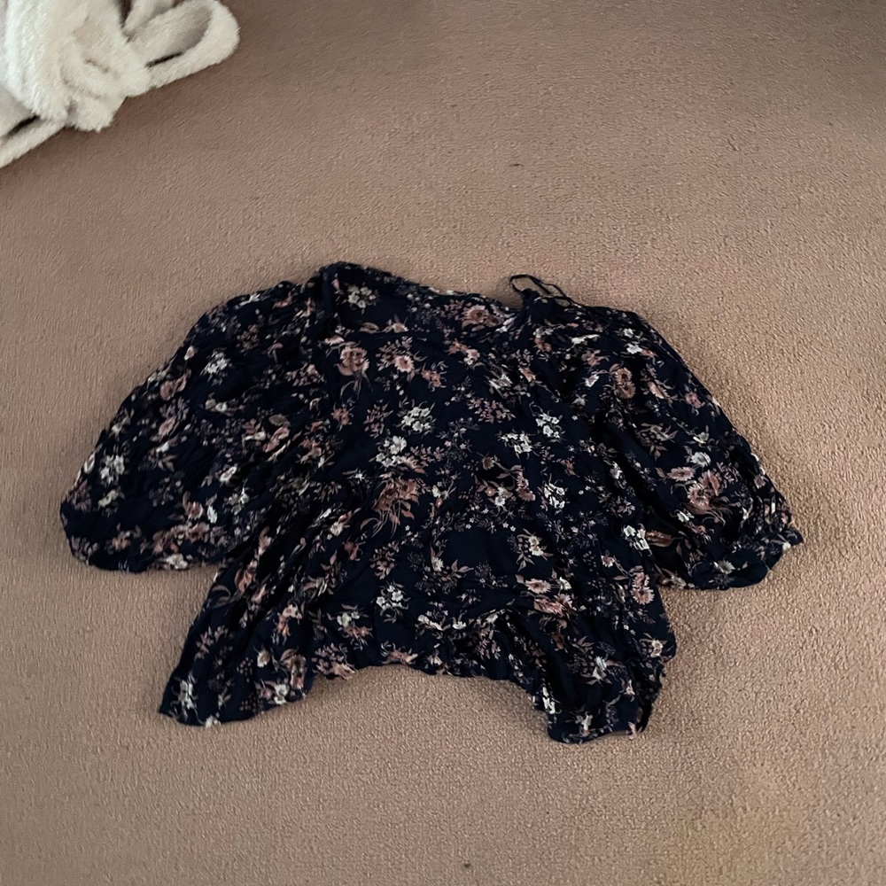 Floral lucky brand blouse